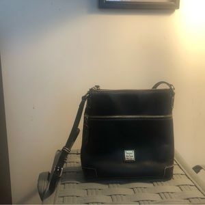 Dooney black crossbody hardly used